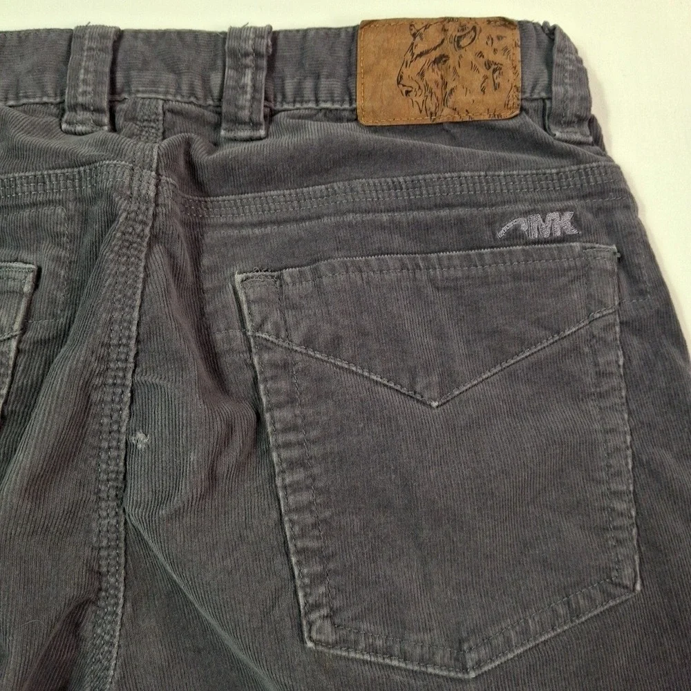 Mountain Khakis Canyon Cord Pants Classic Fit Gray Corduroy 33x34 5-Pocket